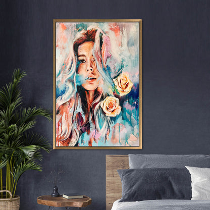 Floral Rose Canvas Print