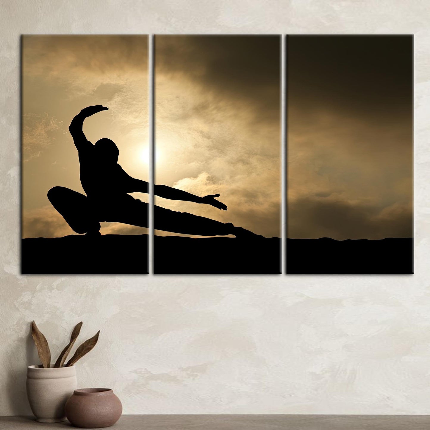 Kung Fu Martial Canvas Print