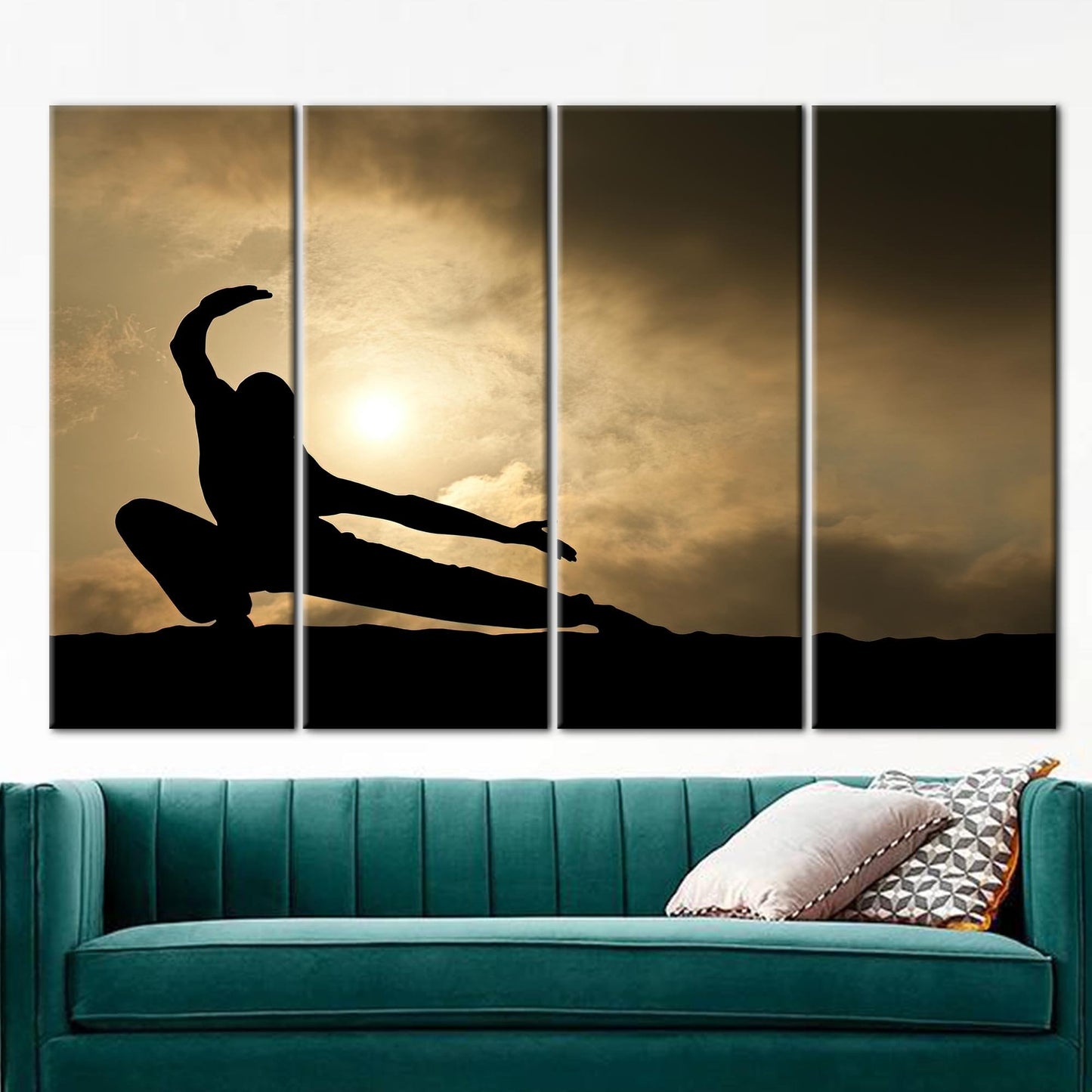 Kung Fu Martial Canvas Print