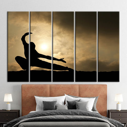 Kung Fu Martial Canvas Print