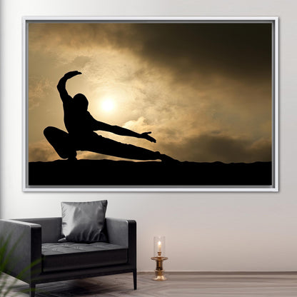 Kung Fu Martial Canvas Print