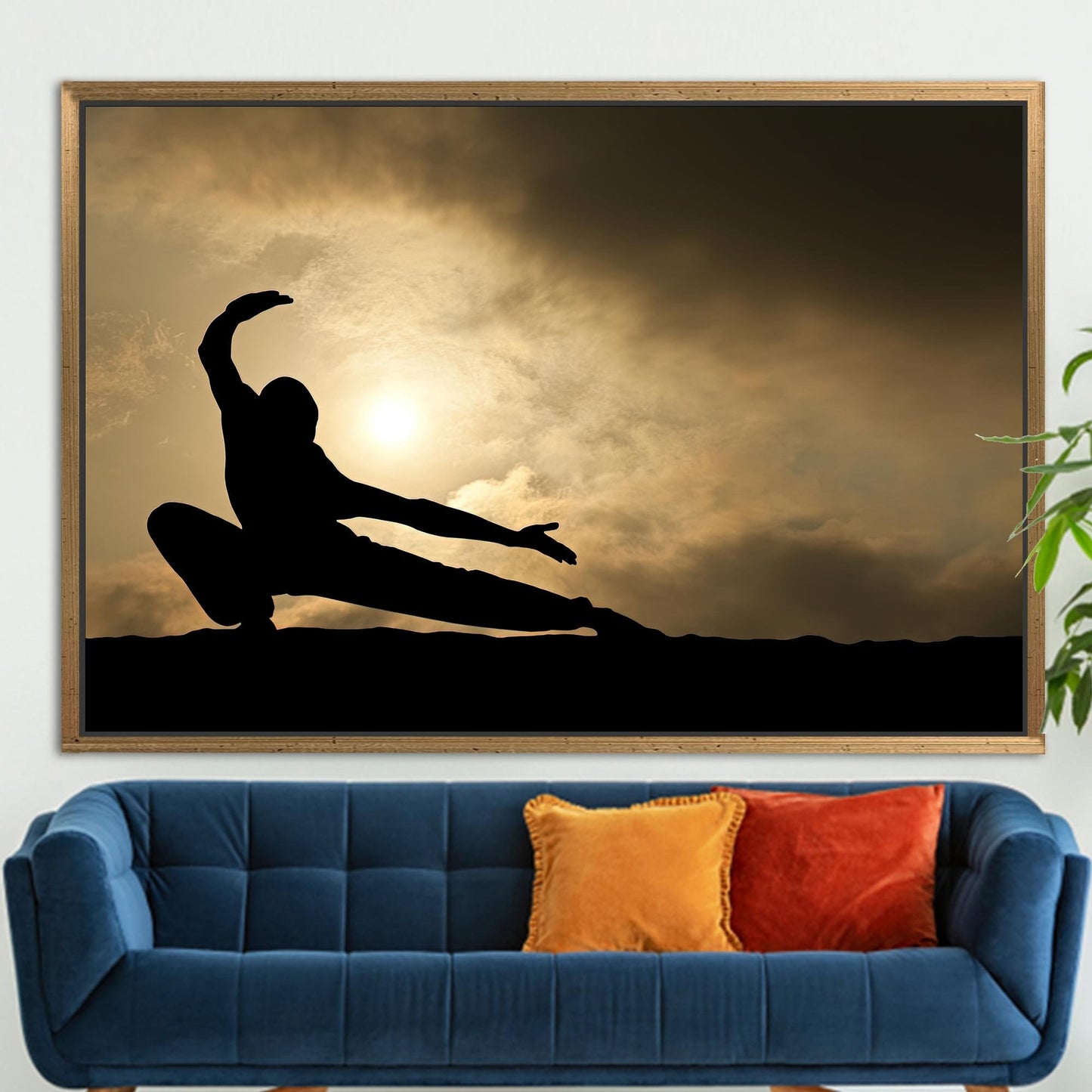 Kung Fu Martial Canvas Print