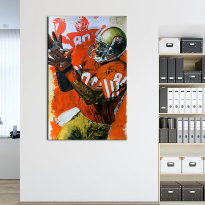 Jerry Rice American Sports Canvas Print