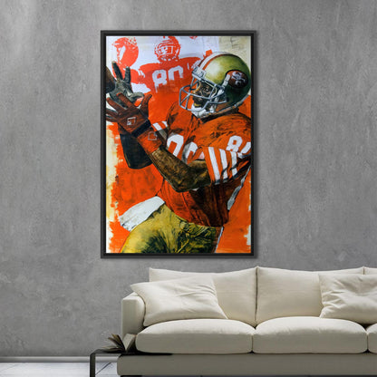 Jerry Rice American Sports Canvas Print
