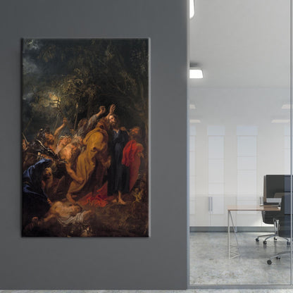 Betrayal Jesus Christ Oil Painting Canvas Print
