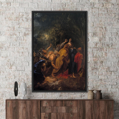 Betrayal Jesus Christ Oil Painting Canvas Print