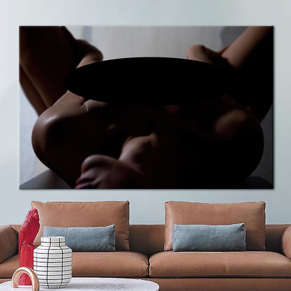 Nude Sensual Woman Sexy Naked Canvas Print