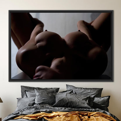 Nude Sensual Woman Sexy Naked Canvas Print