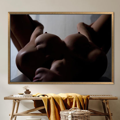 Nude Sensual Woman Sexy Naked Canvas Print