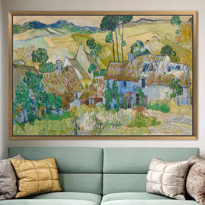 Van Gogh Farms Near Auvers Canvas Print