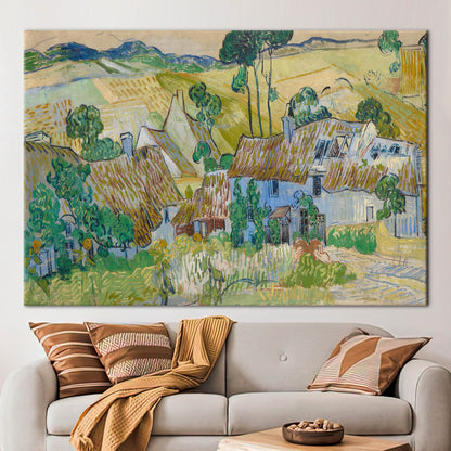 Van Gogh Farms Near Auvers Canvas Print