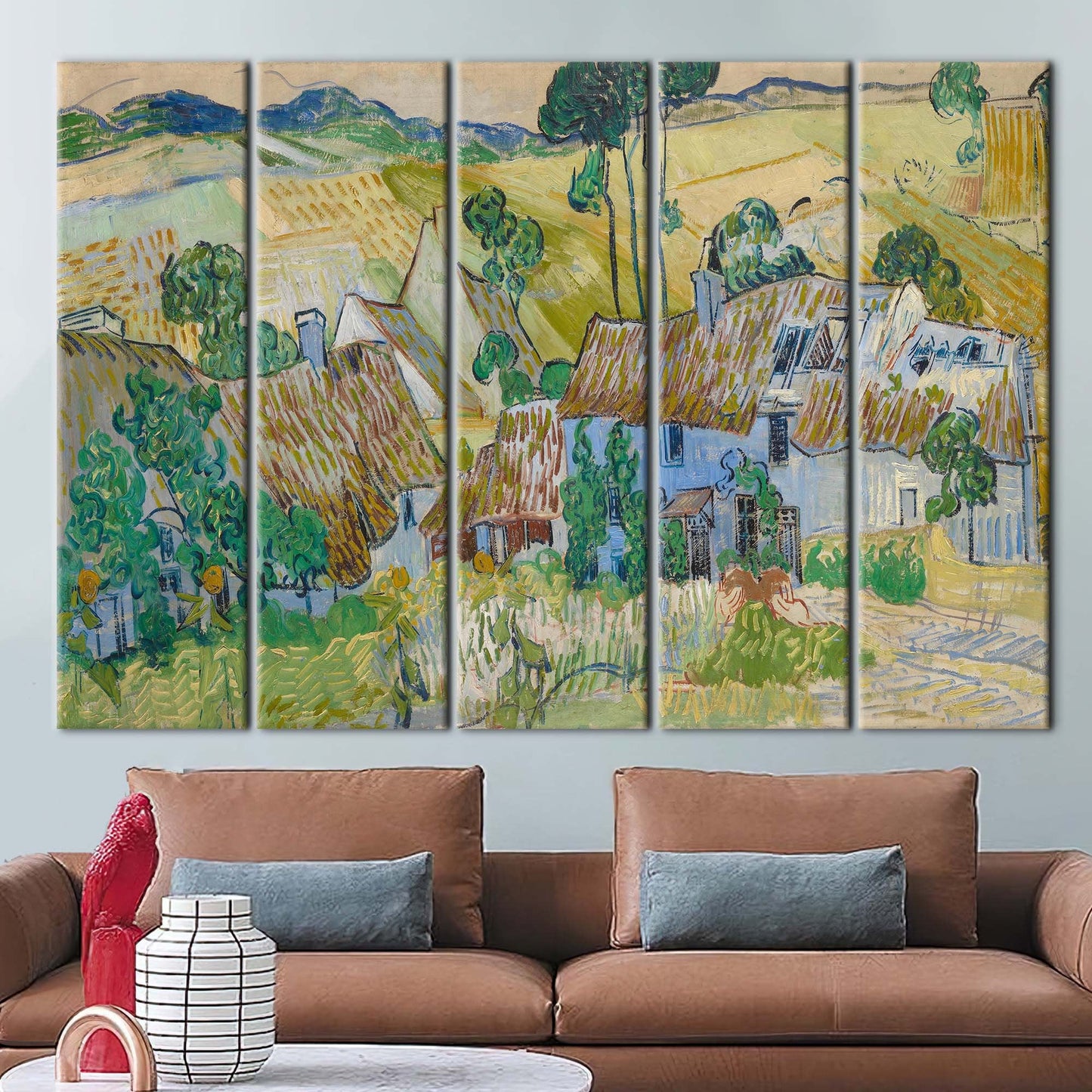 Van Gogh Farms Near Auvers Canvas Print