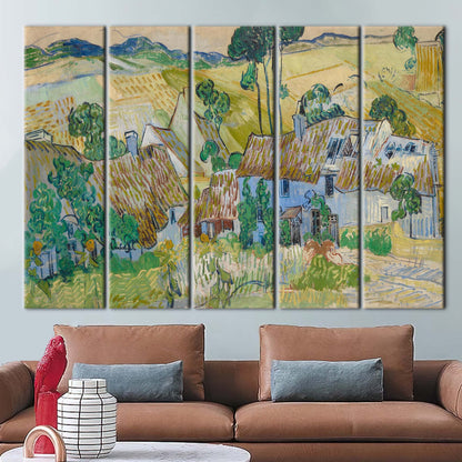 Van Gogh Farms Near Auvers Canvas Print