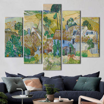 Van Gogh Farms Near Auvers Canvas Print