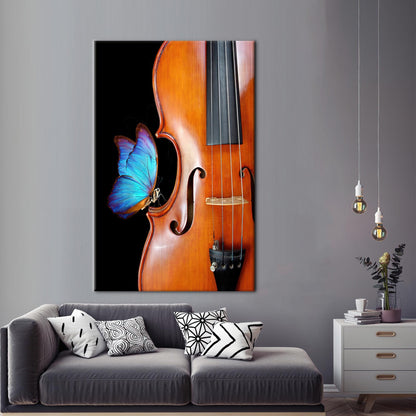 Violinist Music Musical Instruments Canvas Print