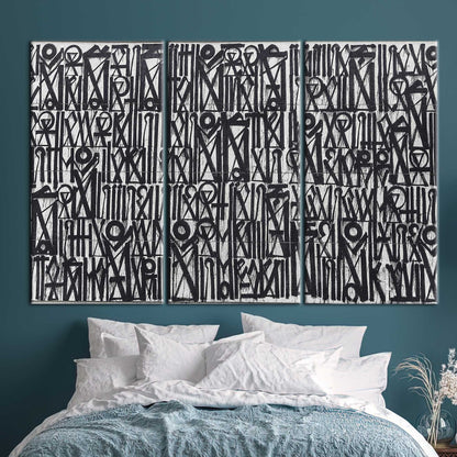 American Street Art Canvas Print - Retna Graffiti Wall Decor