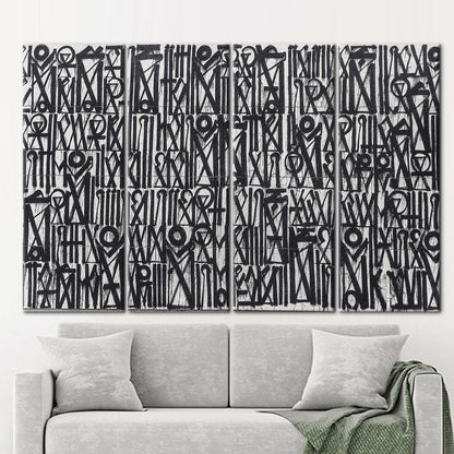 American Street Art Canvas Print - Retna Graffiti Wall Decor