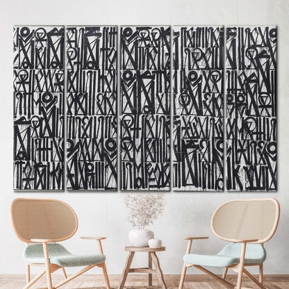 American Street Art Canvas Print - Retna Graffiti Wall Decor