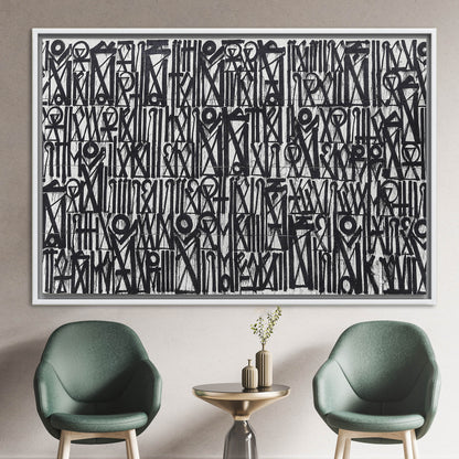 American Street Art Canvas Print - Retna Graffiti Wall Decor