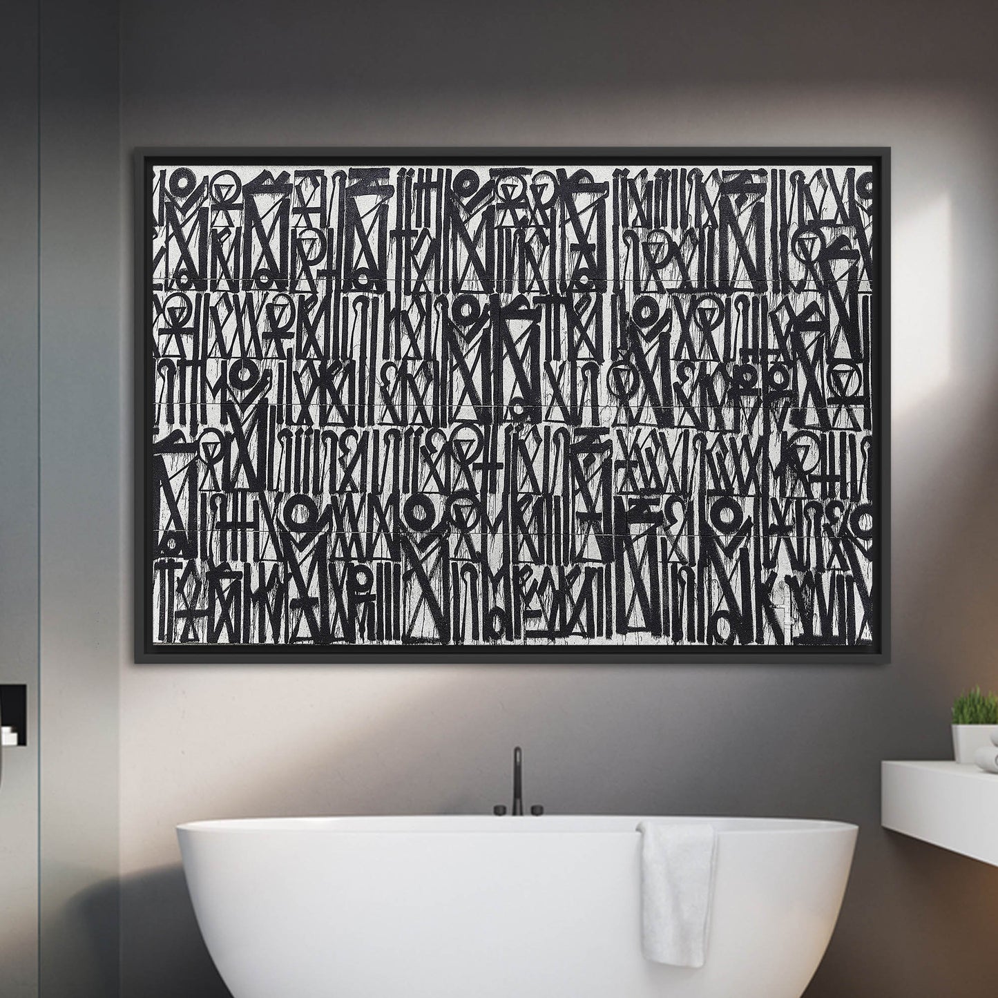 American Street Art Canvas Print - Retna Graffiti Wall Decor