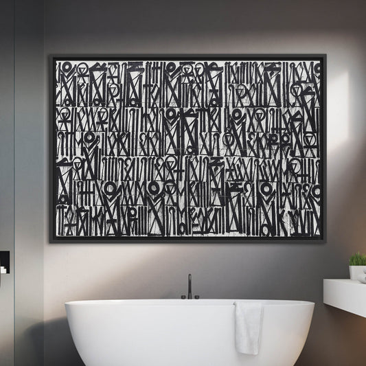 American Street Art Canvas Print - Retna Graffiti Wall Decor
