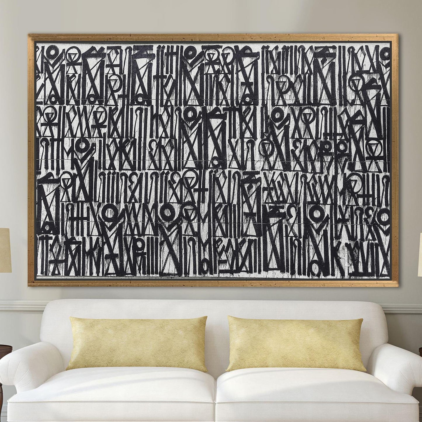 American Street Art Canvas Print - Retna Graffiti Wall Decor