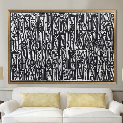 American Street Art Canvas Print - Retna Graffiti Wall Decor