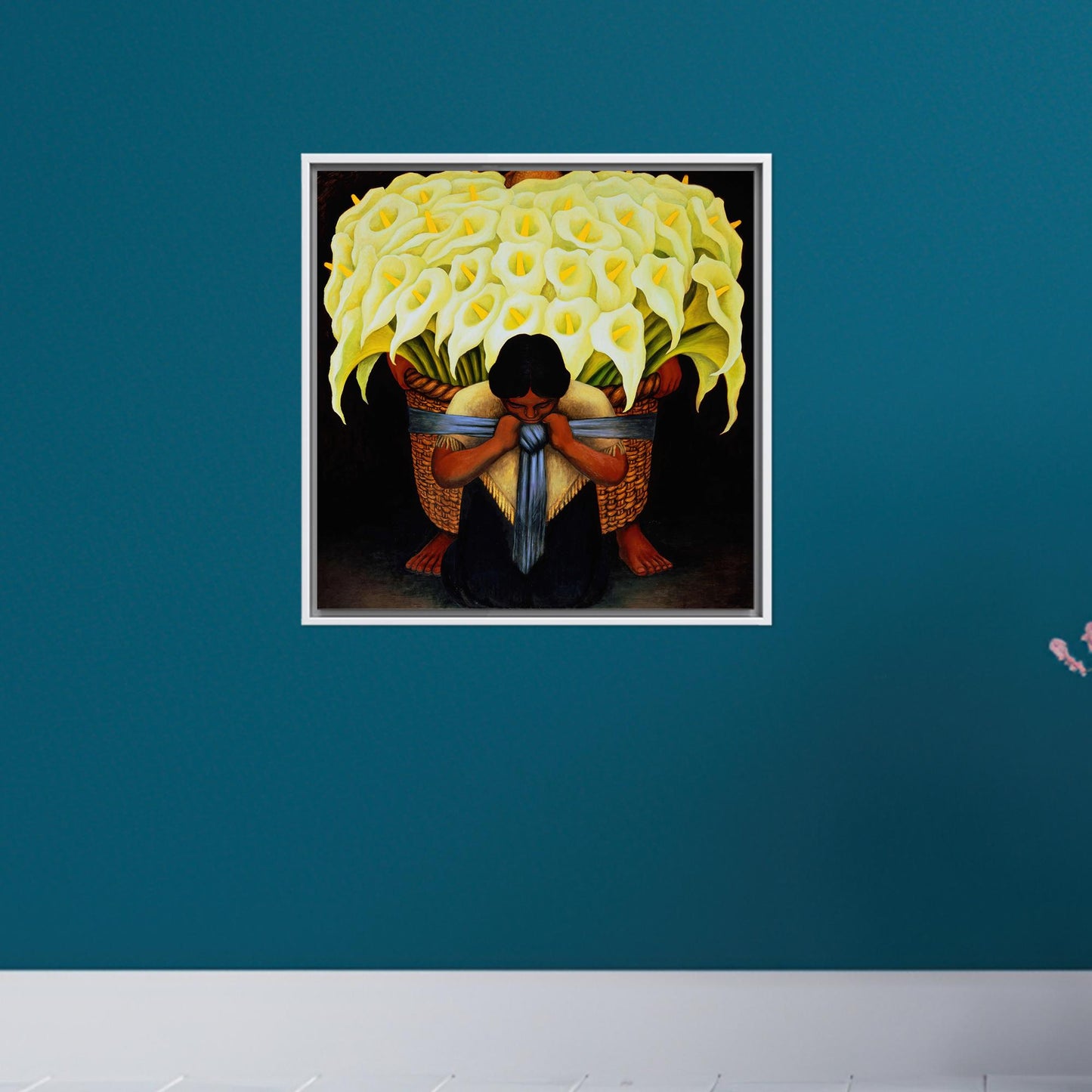 Minimalist Flower Canvas Print