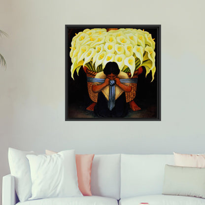 Minimalist Flower Canvas Print