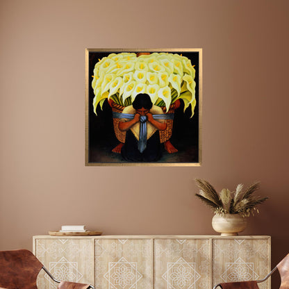 Minimalist Flower Canvas Print