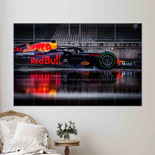 Formula 1 3D Canvas Print - Personalized Gift for F1 Fans, Garage Decor
