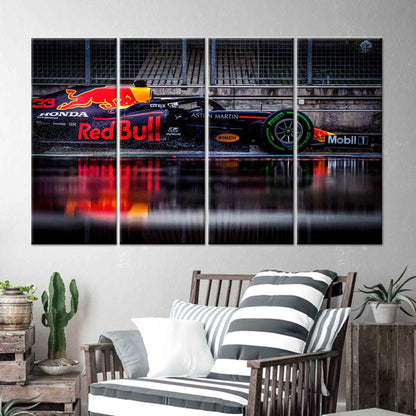 Formula 1 3D Canvas Print - Personalized Gift for F1 Fans, Garage Decor