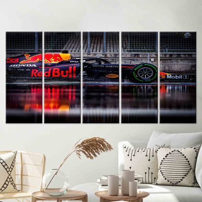 Formula 1 3D Canvas Print - Personalized Gift for F1 Fans, Garage Decor