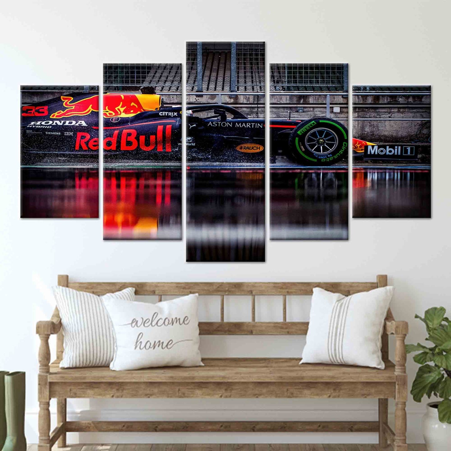 Formula 1 3D Canvas Print - Personalized Gift for F1 Fans, Garage Decor