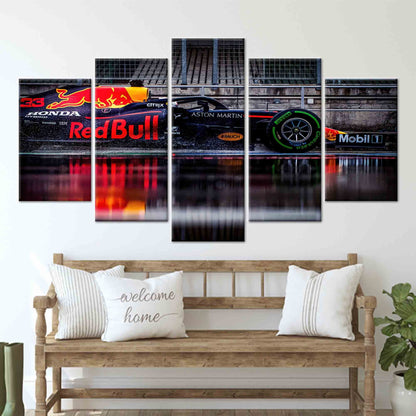 Formula 1 3D Canvas Print - Personalized Gift for F1 Fans, Garage Decor