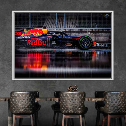 Formula 1 3D Canvas Print - Personalized Gift for F1 Fans, Garage Decor