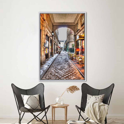 Paris Rue Saintandre Des Landscape Canvas Print
