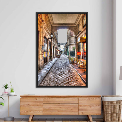Paris Rue Saintandre Des Landscape Canvas Print