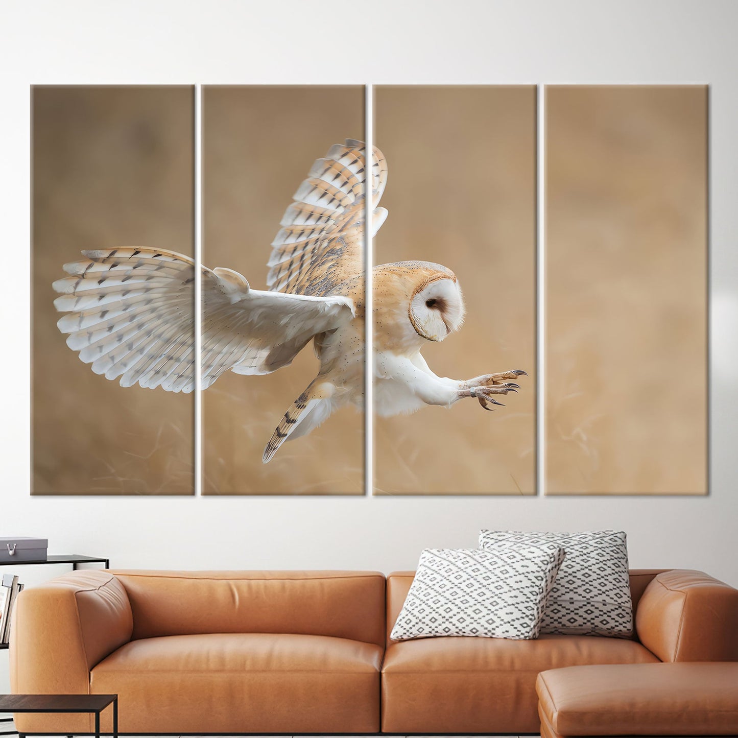 Barn Owl Wildlife Canvas Print