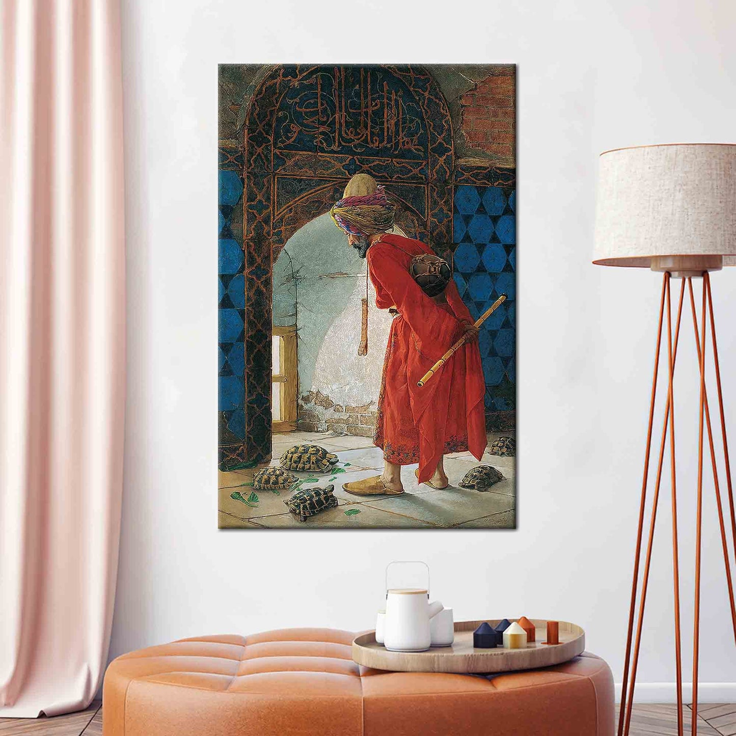 Turkish Osman Hamdi's Tortoise Trainer Canvas Print