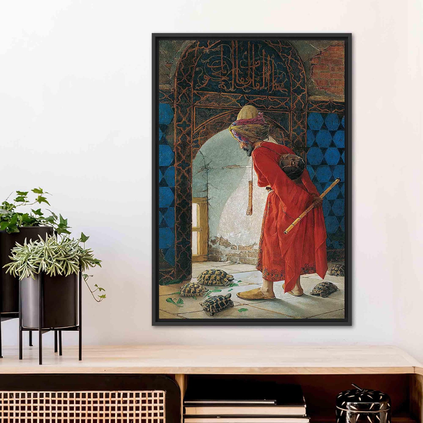 Turkish Osman Hamdi's Tortoise Trainer Canvas Print