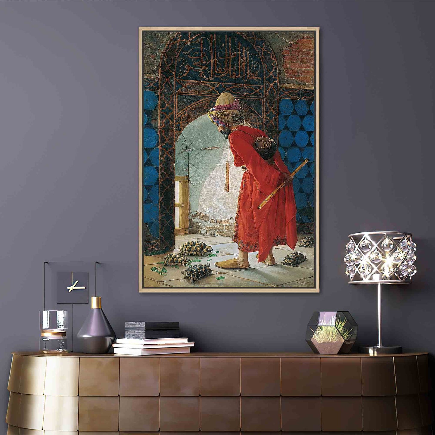 Turkish Osman Hamdi's Tortoise Trainer Canvas Print