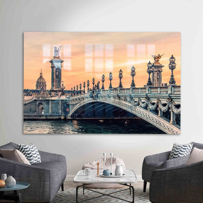 Alexandre III Bridge City Glass Wall Art