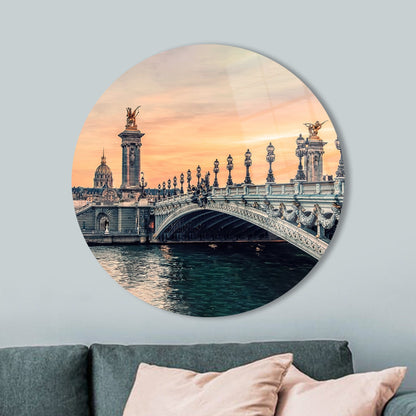 Alexandre III Bridge City Glass Wall Art