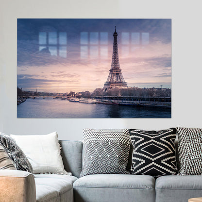 Eiffel Tower Gifts Him Glass Wall Art