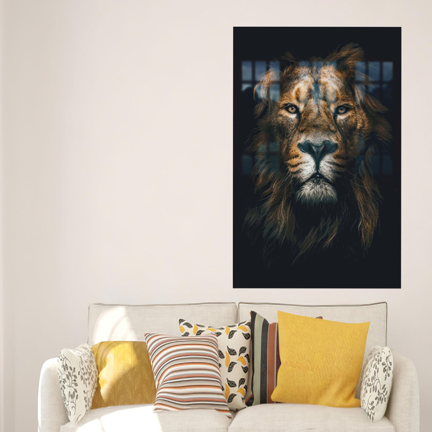 Lion Lover Glass Wall Art