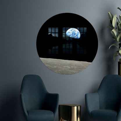Earthrise Glass Wall Art