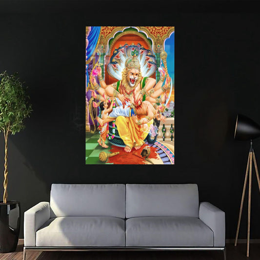 Modern Lord Parvati Tempered Glass Art Decor, Personalized Indian Wall Art Gift