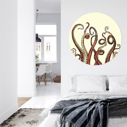 Octopus Leg Glass Wall Art