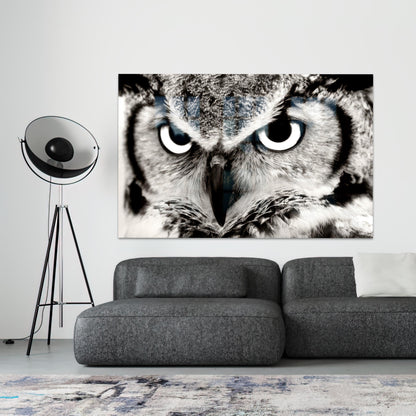 Owl Glass Wall Art